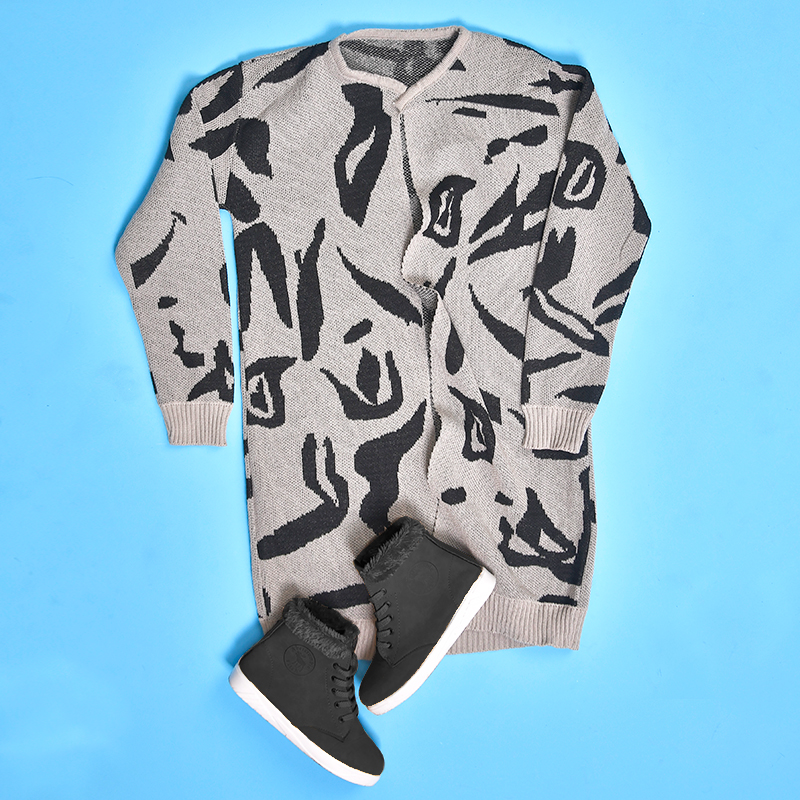 مانتو بافت دخترانه مدل AZIN