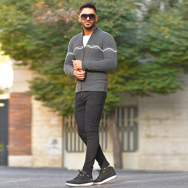 سوئیشرت بافت مردانه مدل Gabriel