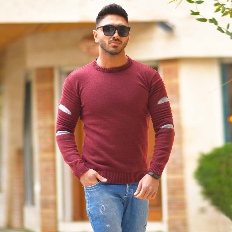 پلیور بافت مردانه مدل Doman