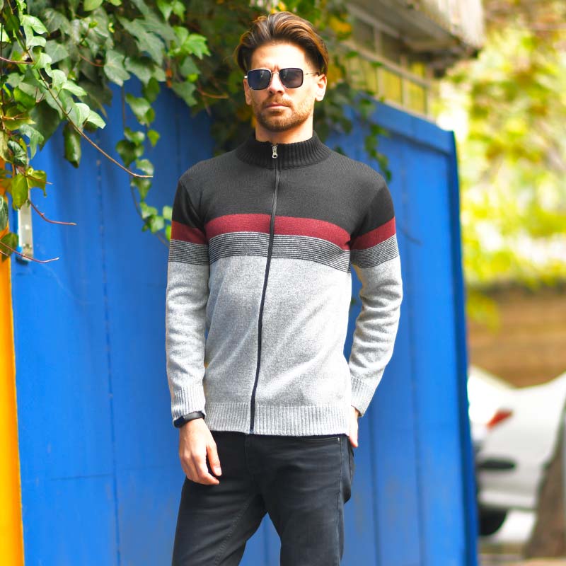 سوئیشرت بافت مردانه مدل Sayman