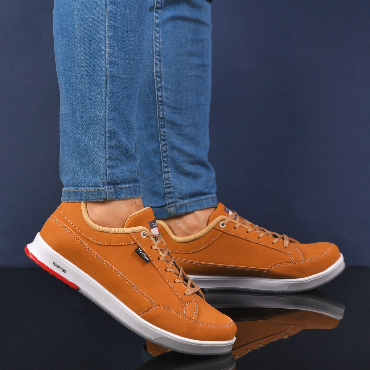 كفش مردانه عسلي مدلBamdad