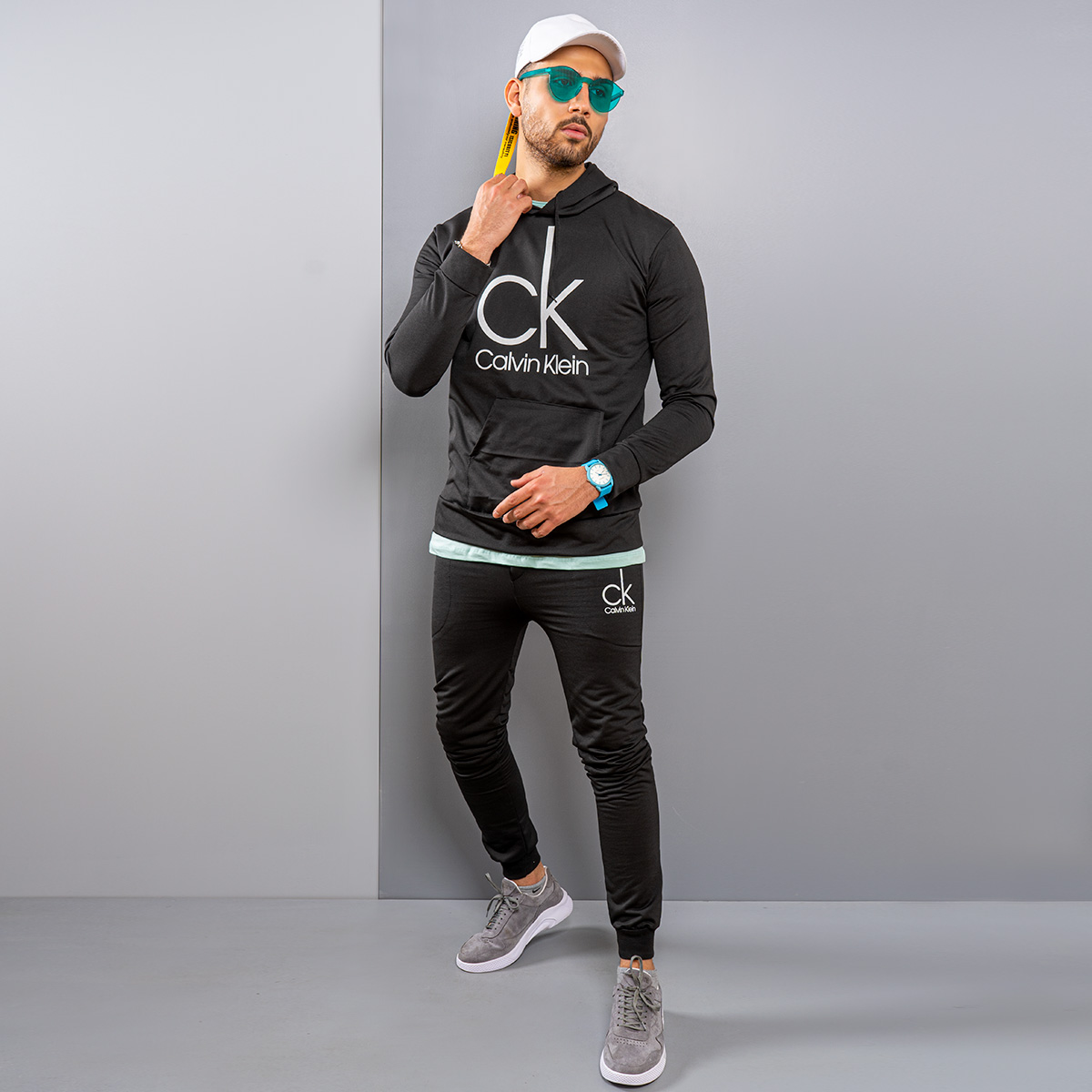 ست سوئیشرت شلوارمردانه CK مدل Masis