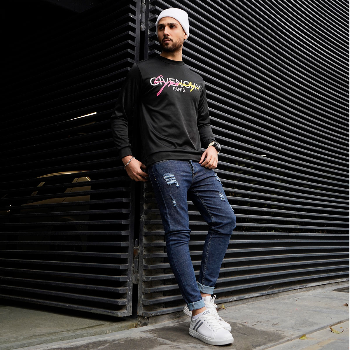 تیشرت آستین بلند مردانه مدل Mahir