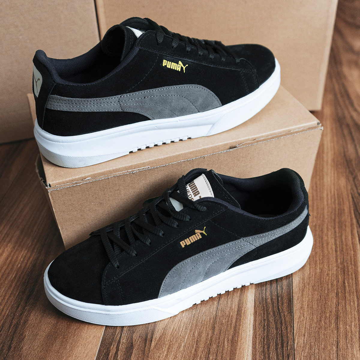 کفش مردانه puma مدل Panju رنگ مشکی طوسی