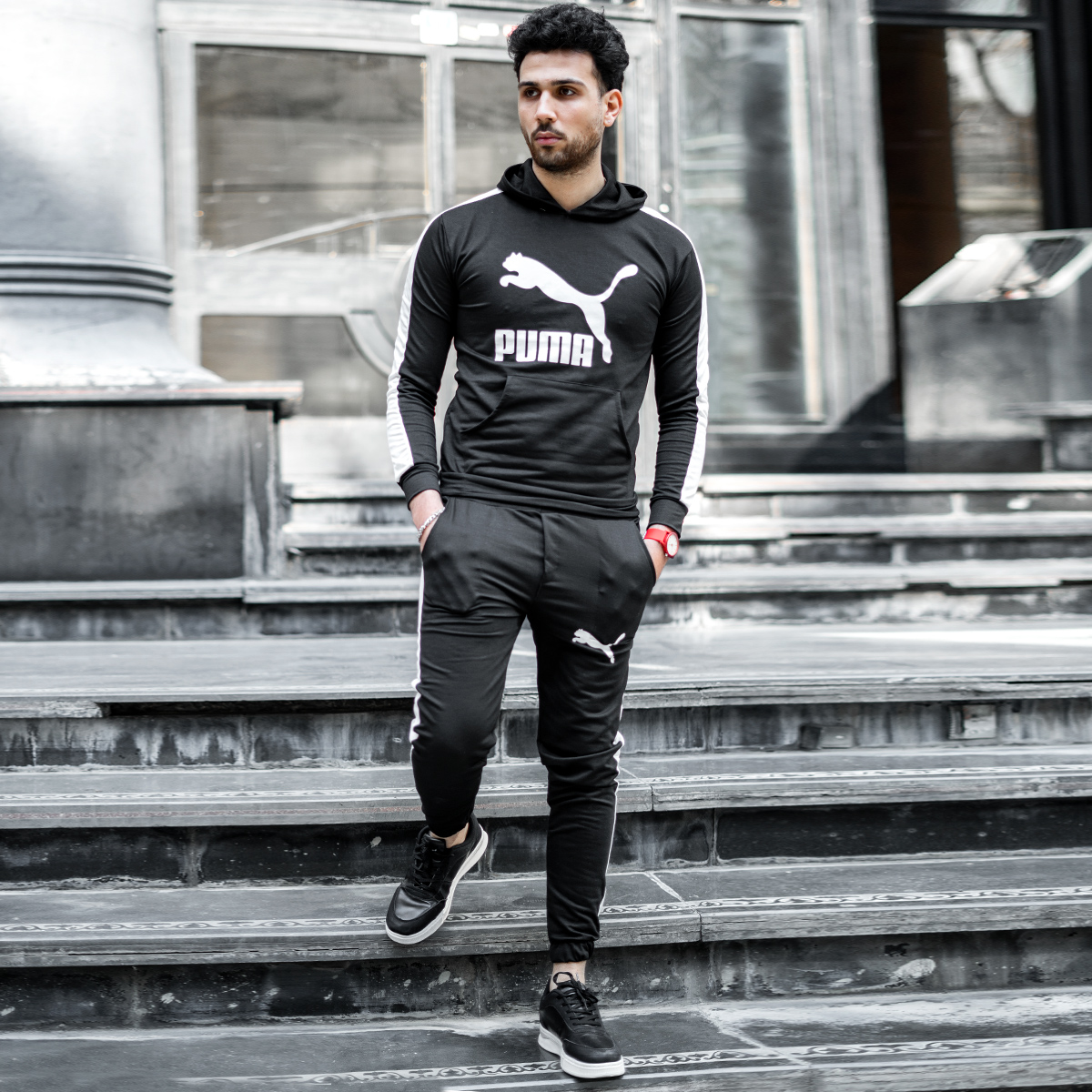 ست سوئیشرت شلوار PUMA مردانه مدل NIRAJ
