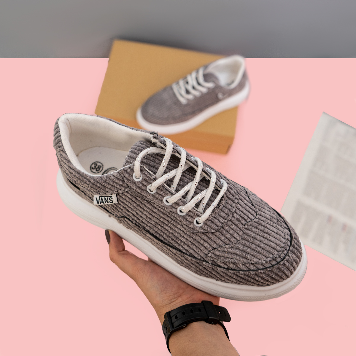 کفش دخترانه ونس کبریتی مدل Deepi