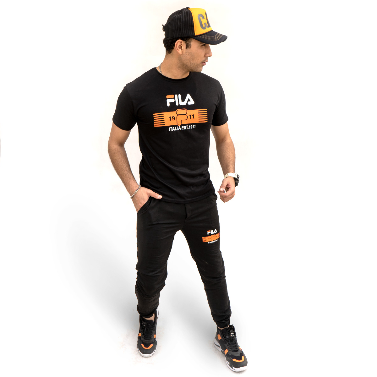 ست تيشرت شلوار Fila مردانه مدل Morti