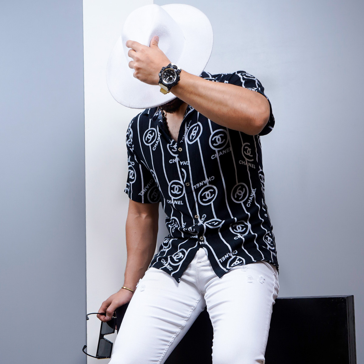 پیراهن هاوایی مردانه مدل marco