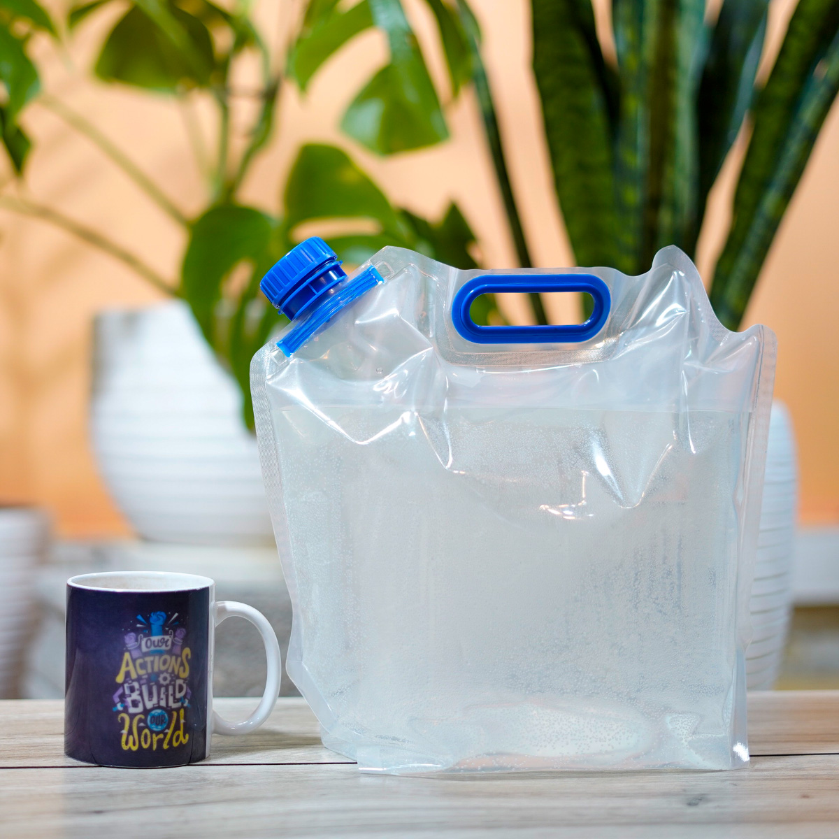 گالن آب تاشو مسافرتی