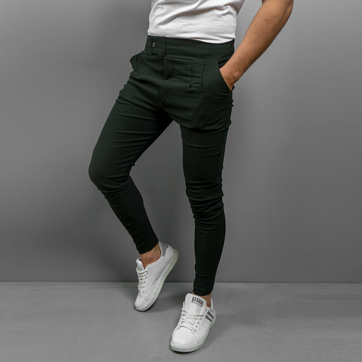 شلوار اسلش مردانه ARIF (سبز یشمی)