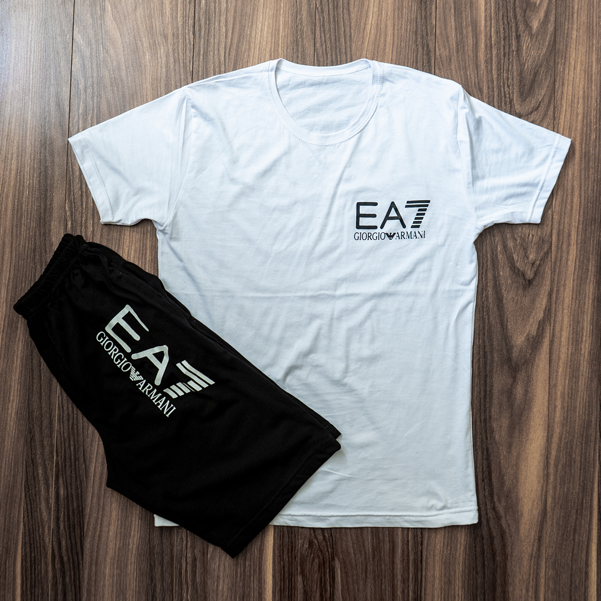 ست تیشرت شلوارک EA7 مردانه مدل LORD