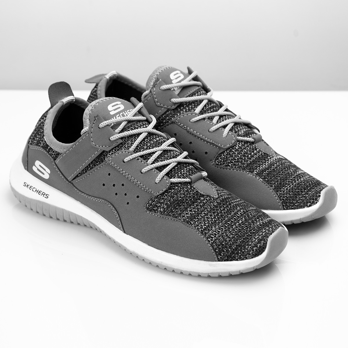 کفش ورزشی اسکچرز مردانه طوسی مدلBokan