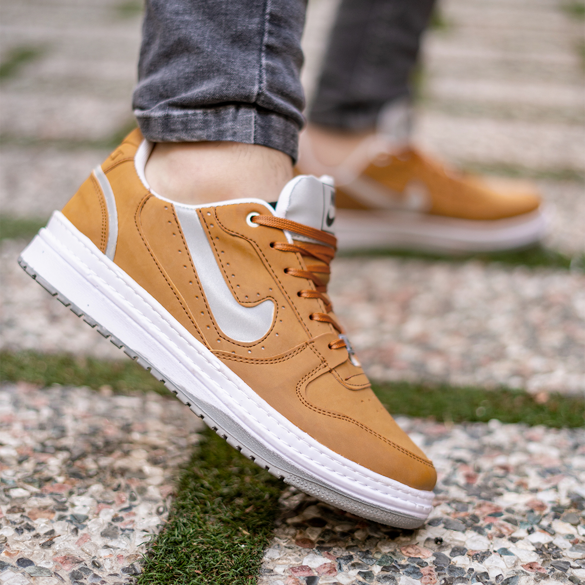 کفش Nike مردانه خردلی مدل Erfan