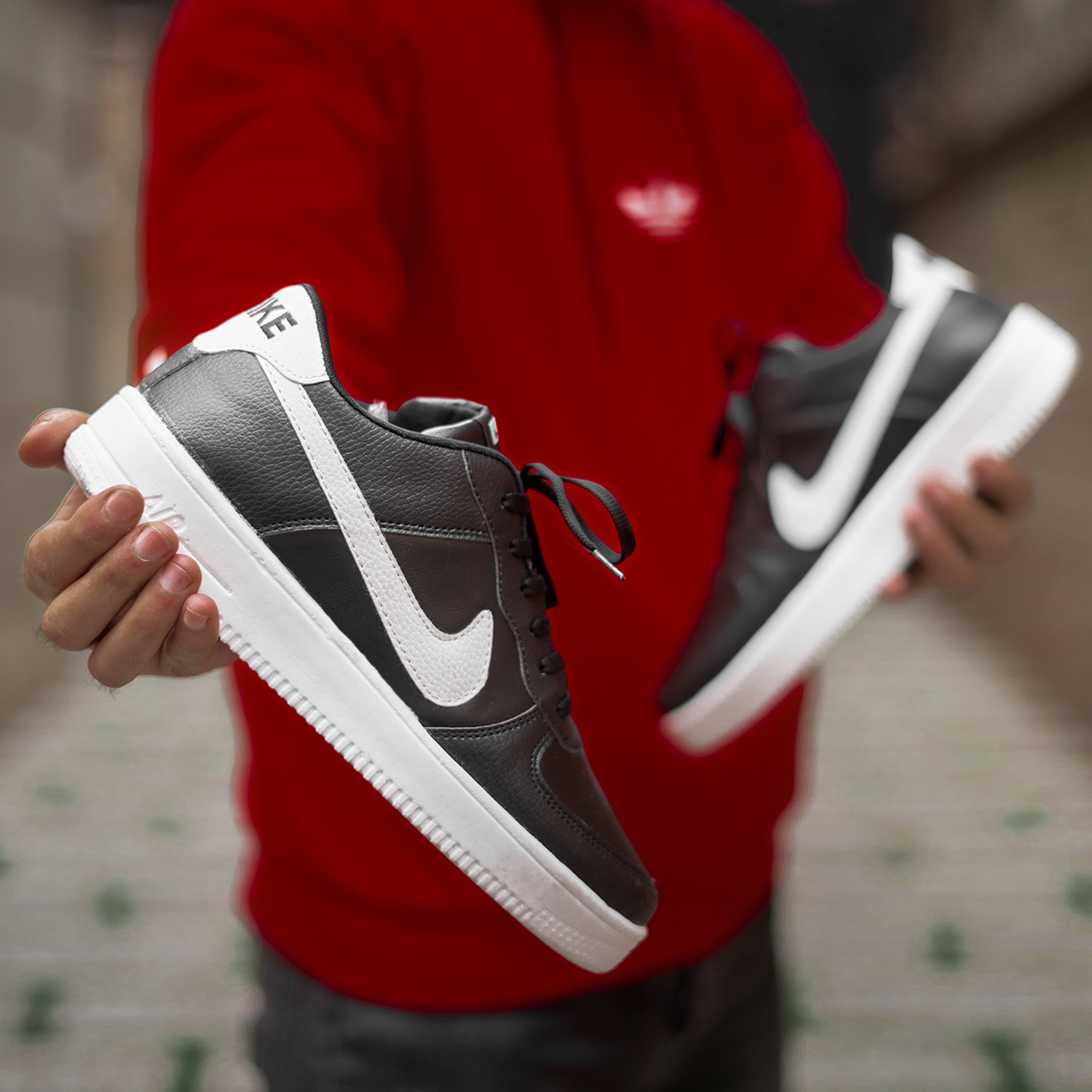 کفش مردانه نایک مشکی مدل Shahin