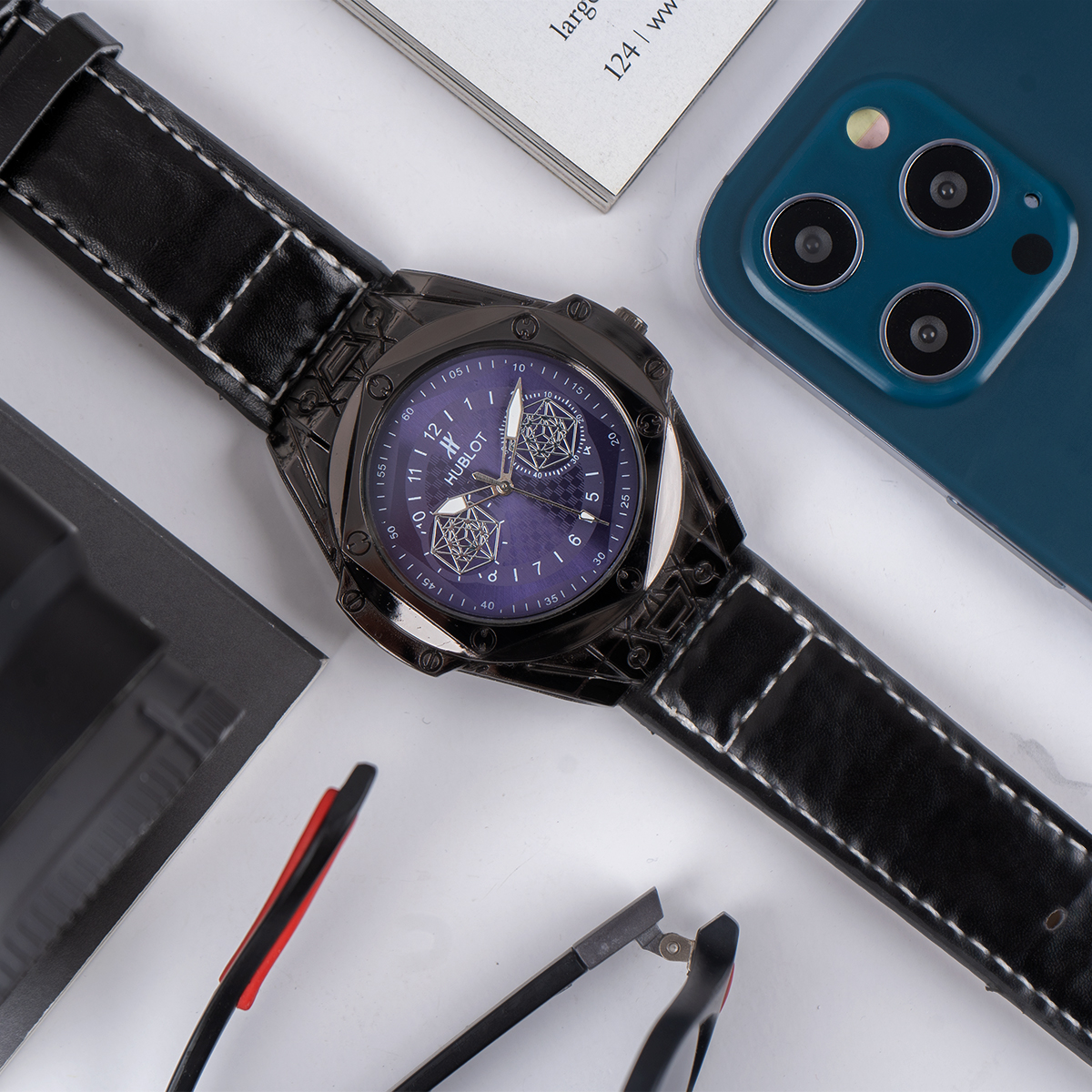 ساعت مچی Hublot قاب استیل مدل G705