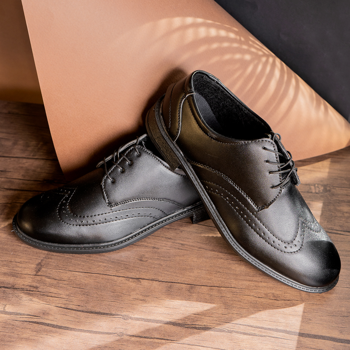 کفش رسمی مردانه مشکی مدل Aroma