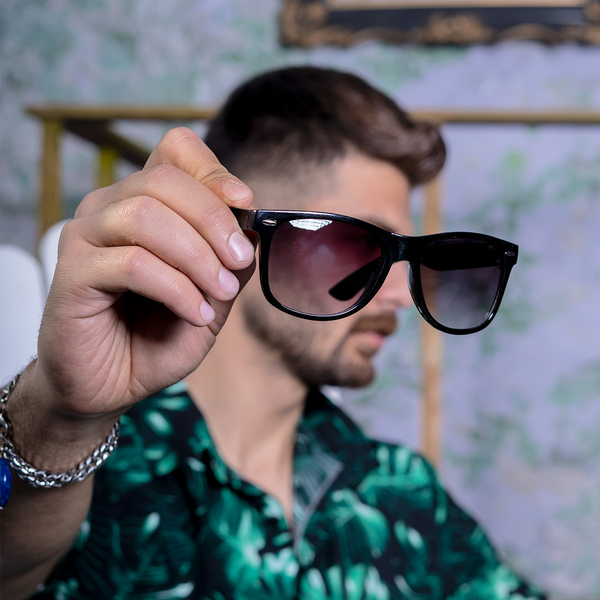 عینک صفحه مشکی مدل WF400