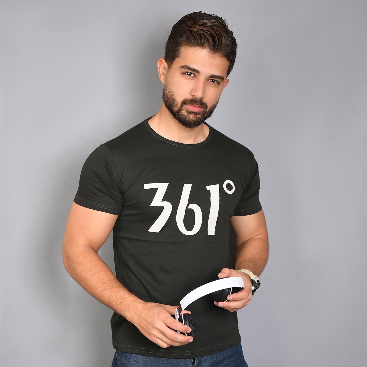 تیشرت مردانه سبز (T) مدل 361