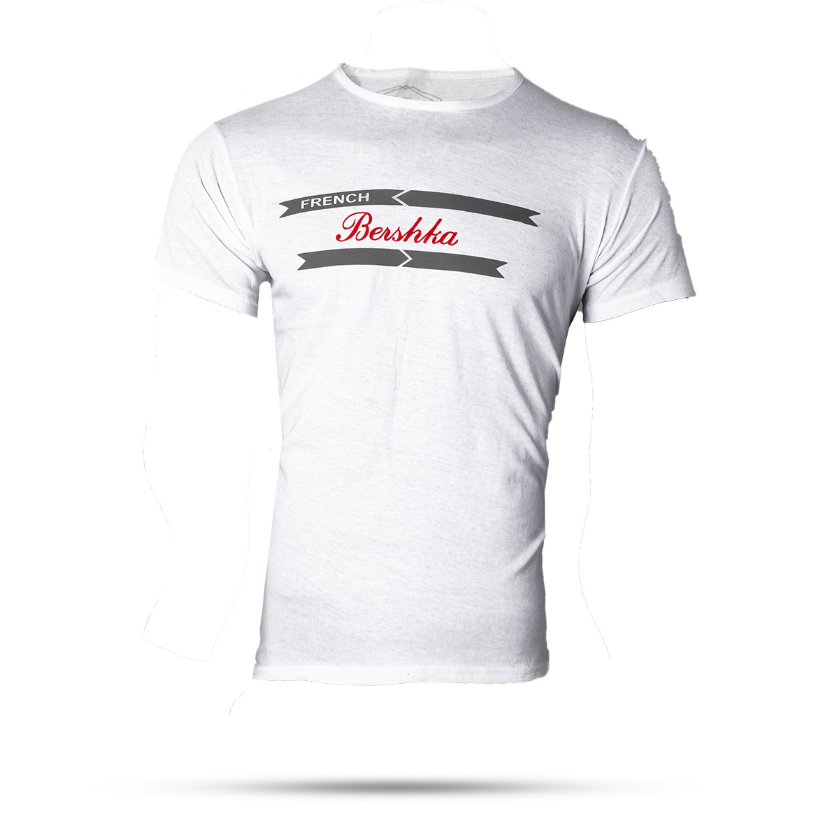 تیشرت مردانه سفید(T) مدل FRENCH