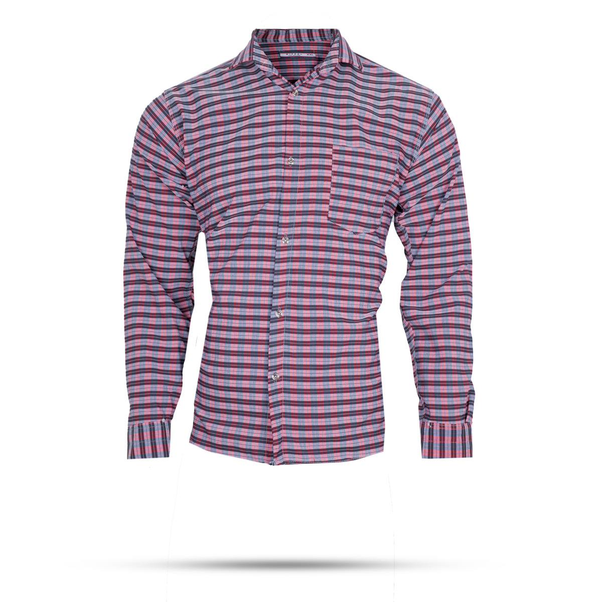 پیراهن مردانه(T) چهار خونه ریز قرمز مدل T78