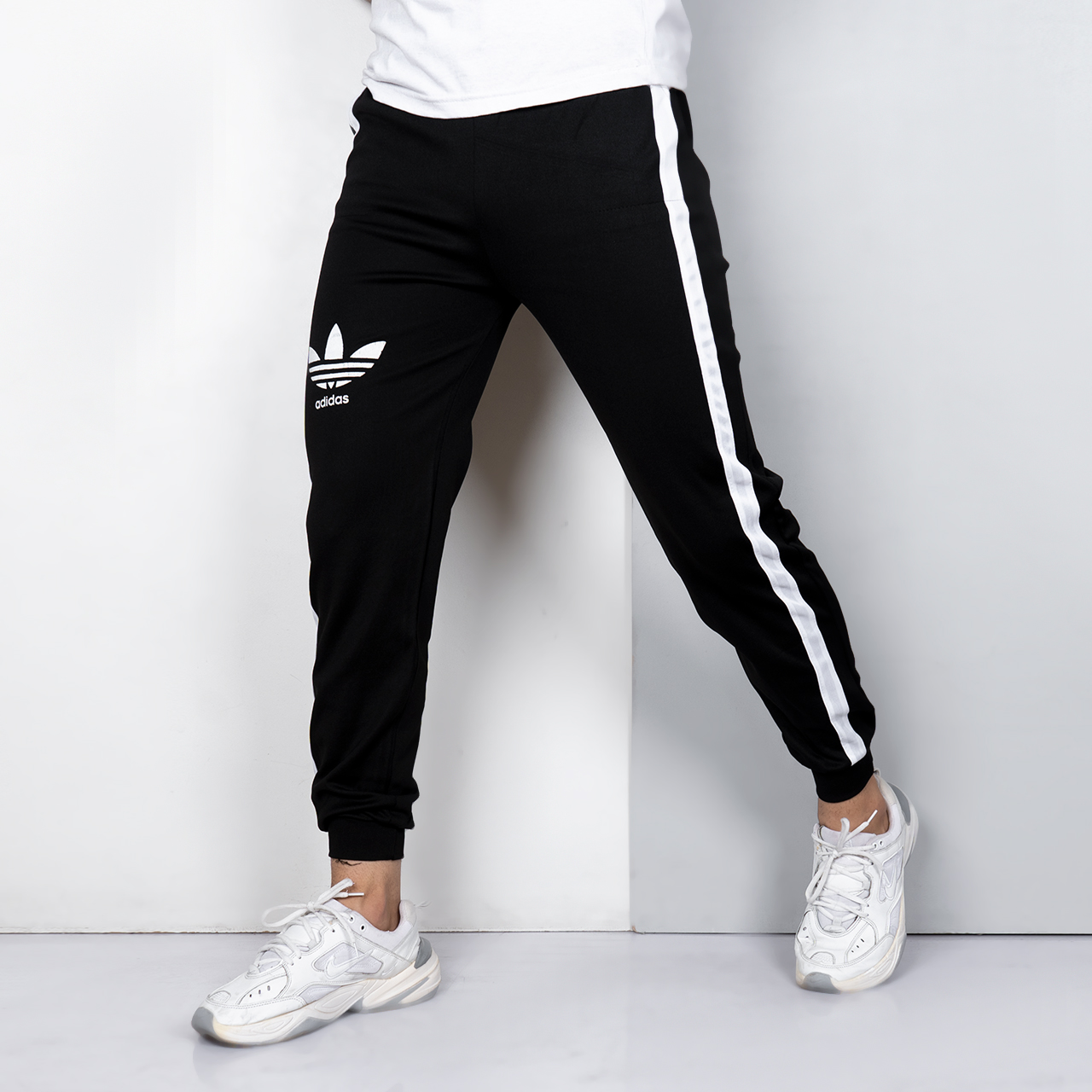 شلوار اسلش مردانه خط دار (T) مدل Adidas