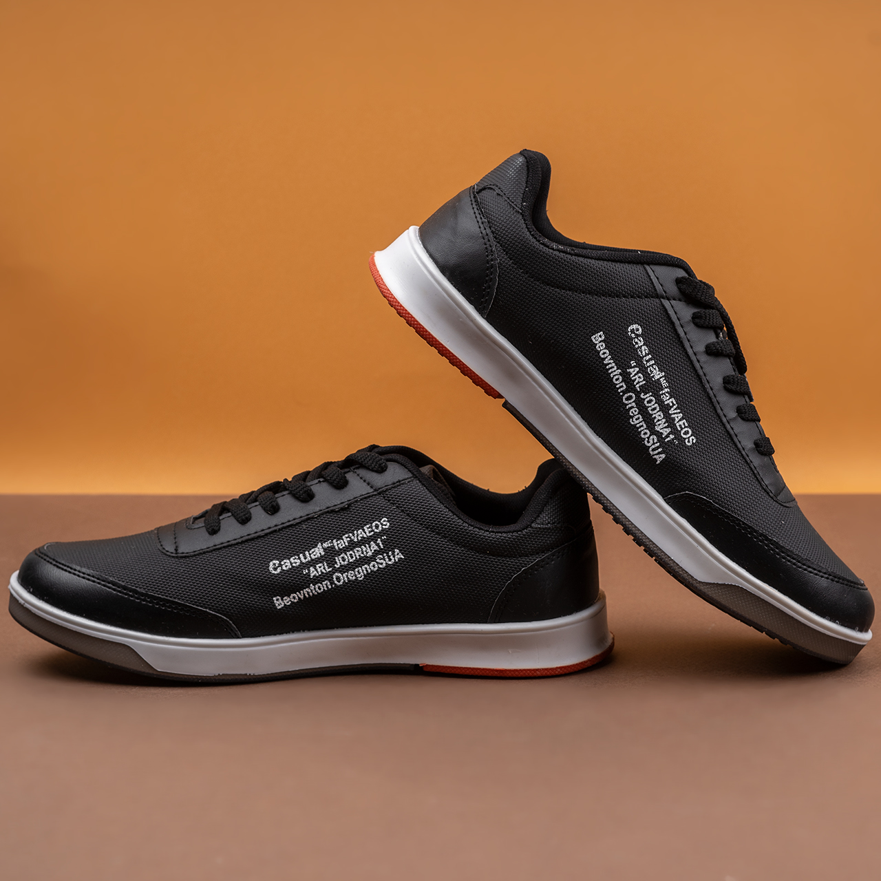 کفش تخت مشکی مردانه CK مدل sevil