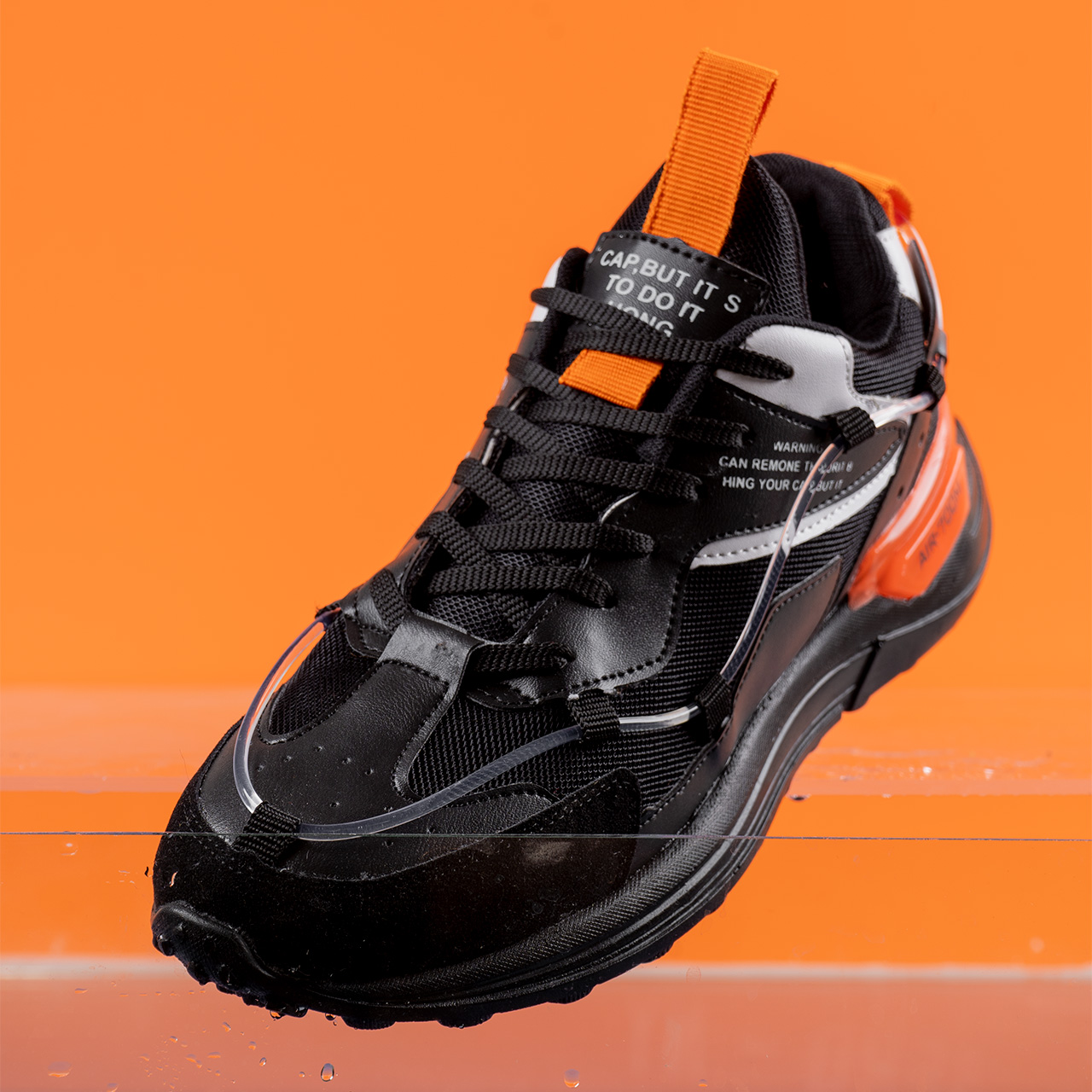 کفش ورزشی نایک مشکی نارنجی مردانه Zoom 700