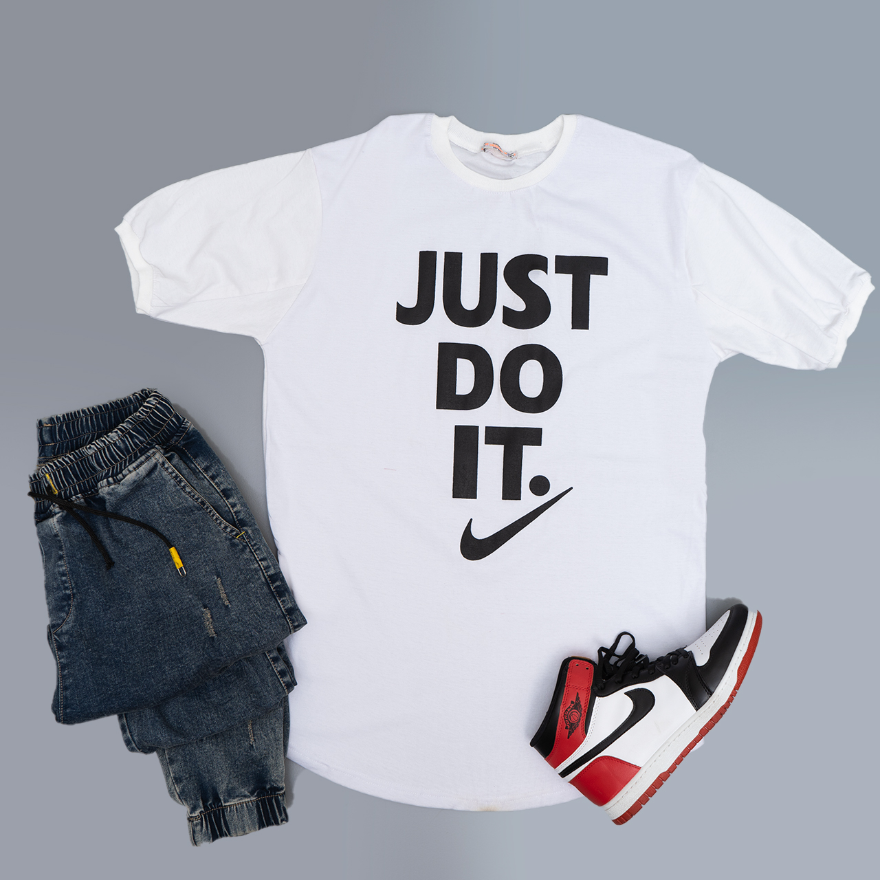 تیشرت سفید just do it مردانه مدلBehroz
