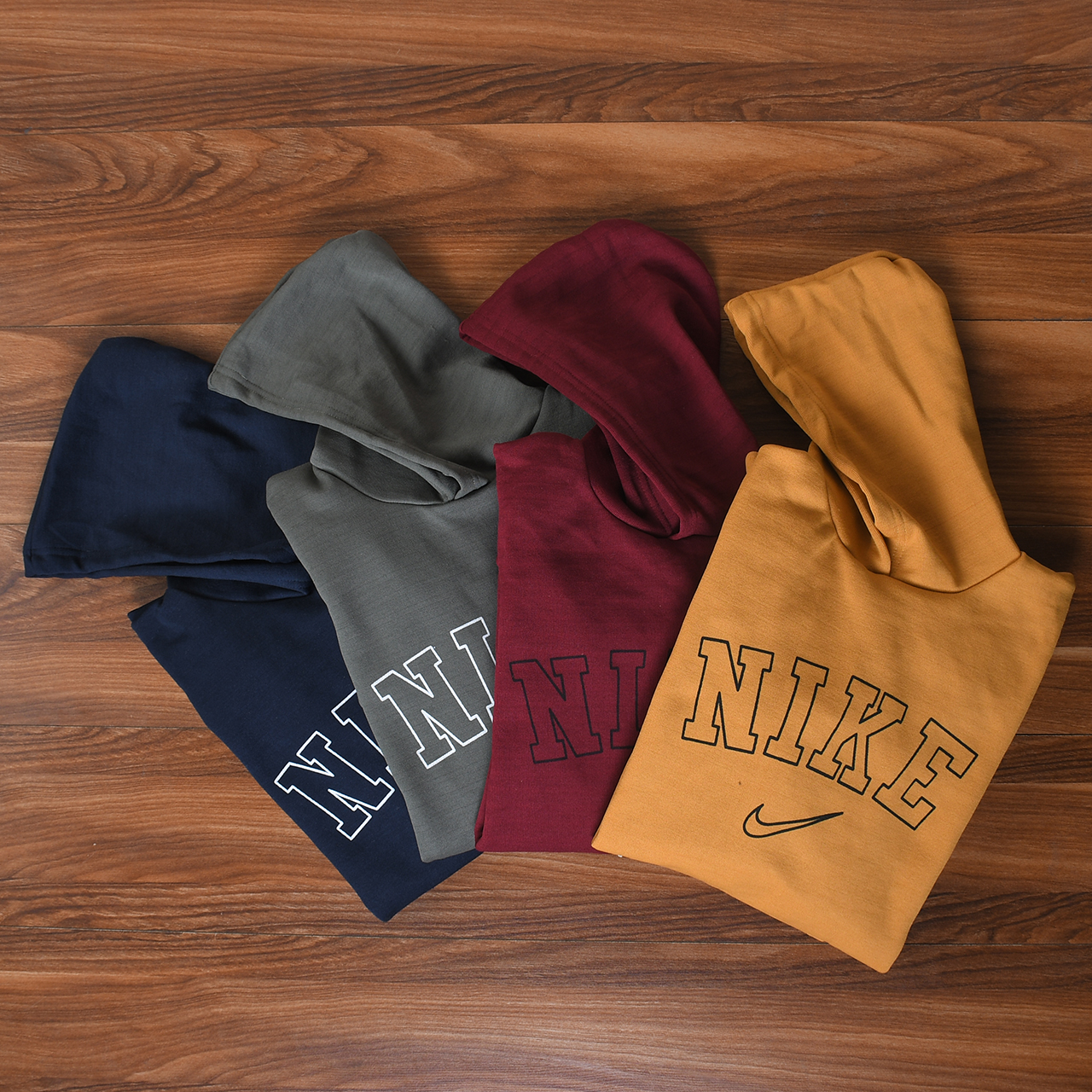 هودی مردانه نایک سرمه ای مدل TEMPA