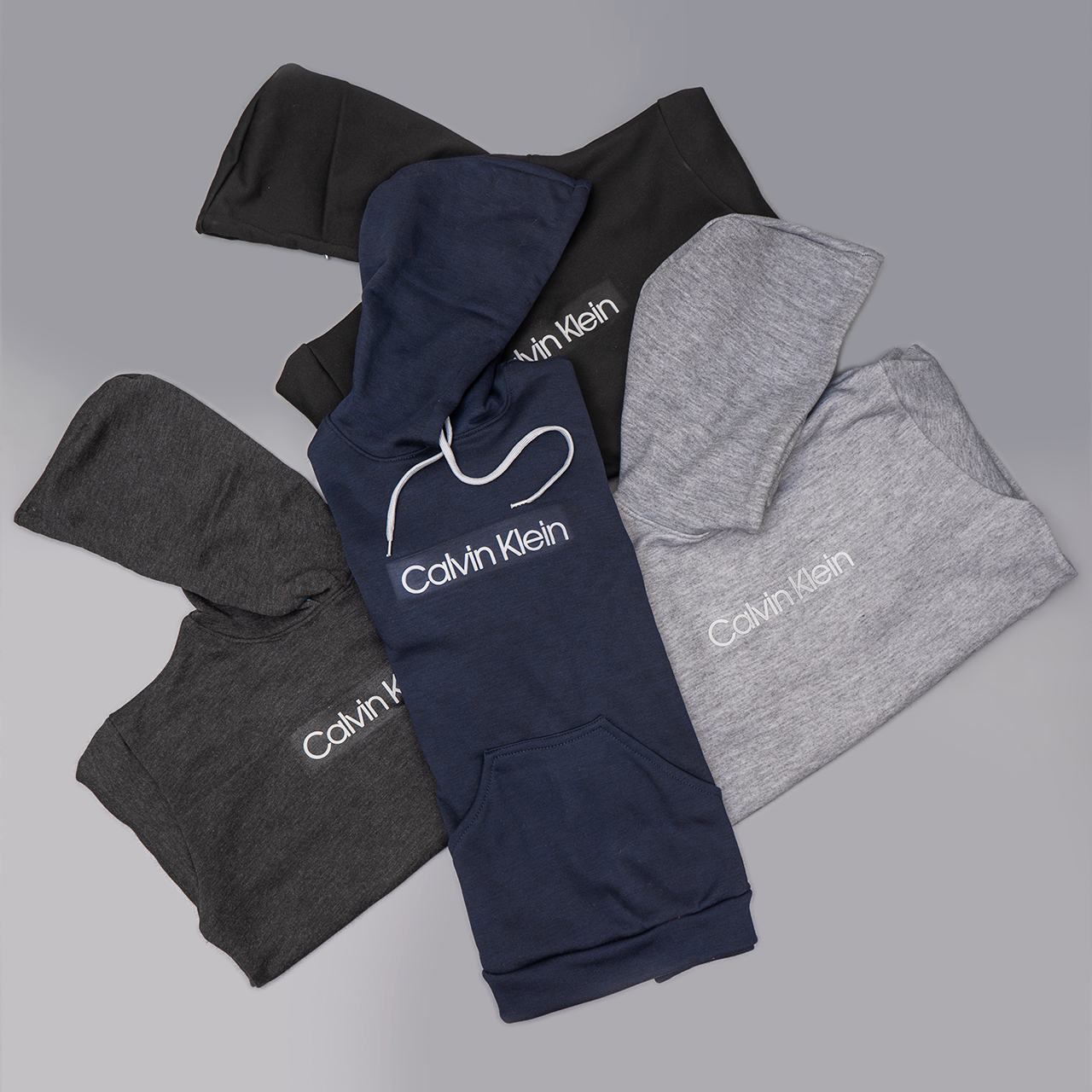 هودی مردانه سرمه ای Calvin Klein مدل DATAM