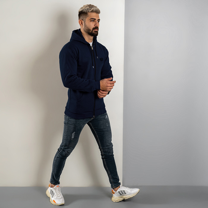 سوییشرت مردانه سرمه ای مدل Tirdad