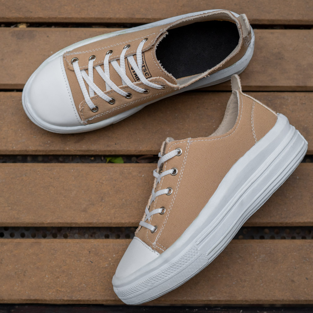 کفش ورزشی کرم All Star زنانه مدل venus