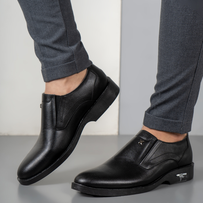 کفش رسمی مشکی مردانه مدل X.TAT