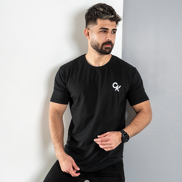 تیشرت مردانه مشکی مدل Ck