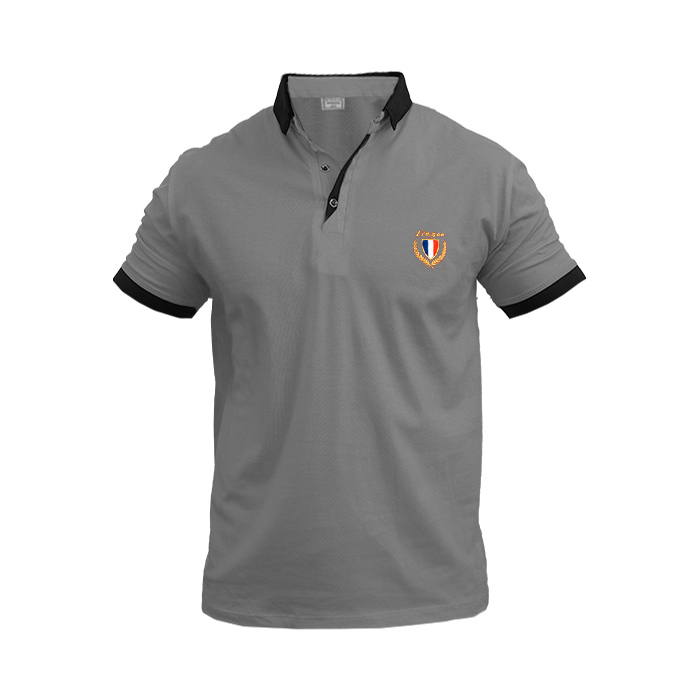 تیشرت مردانه طوسی مدل RIBAN