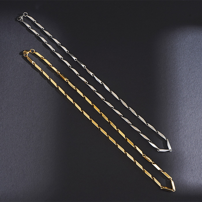 گردنبند مردانه طلایی مدل C90