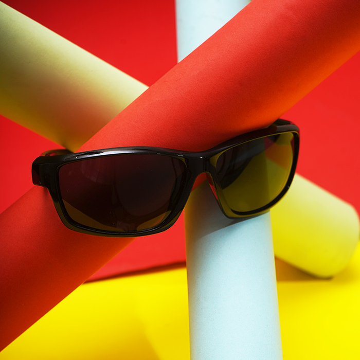 عینک آفتابی مشکی rumanah مدل 450