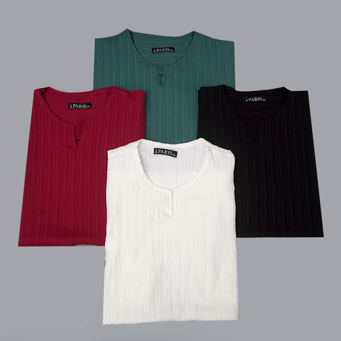 تیشرت مردانه سفید آستین کوتاه مدل Bardia