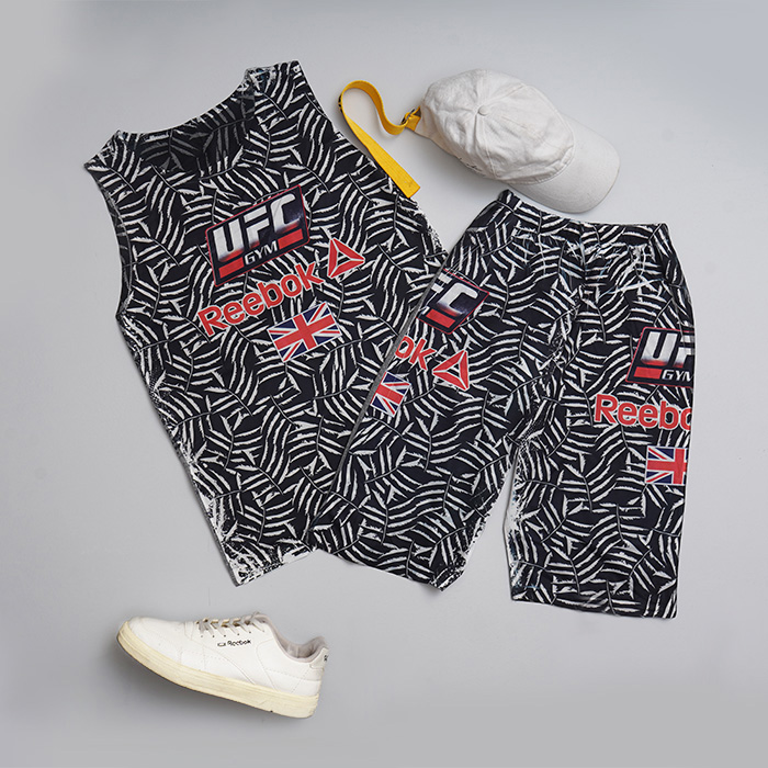 ست رکابی شلوارک مردانه مدل UFC