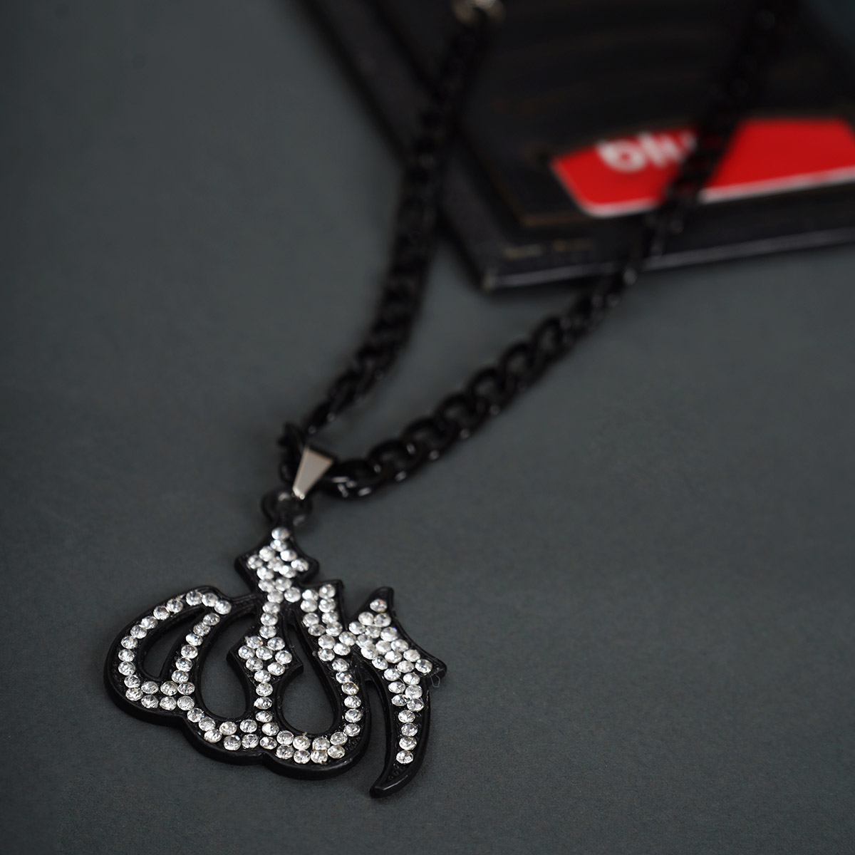 گردنبند مشکی مدل Allah