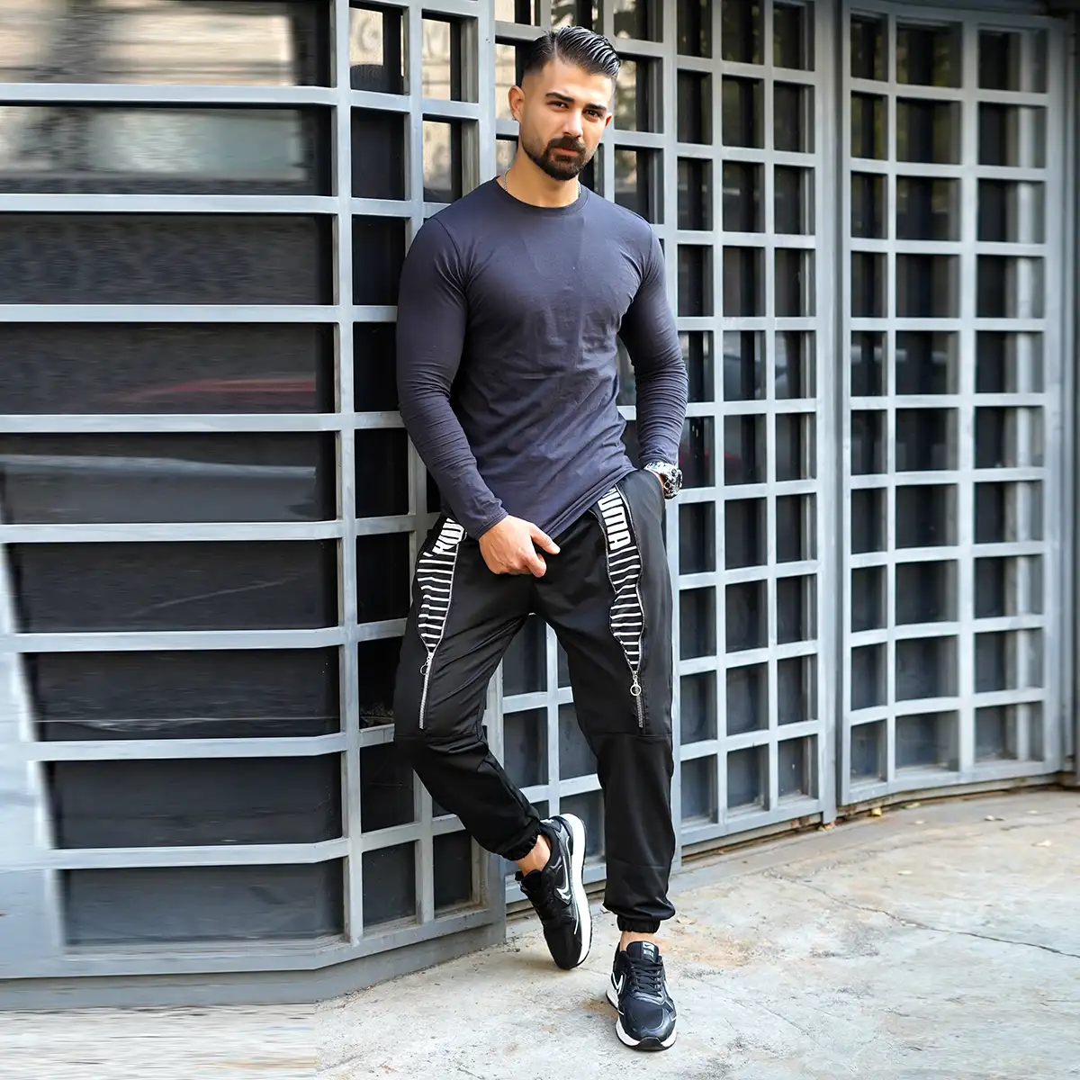 شلوار اسلش مردانه پوما مشکی مدل Puman