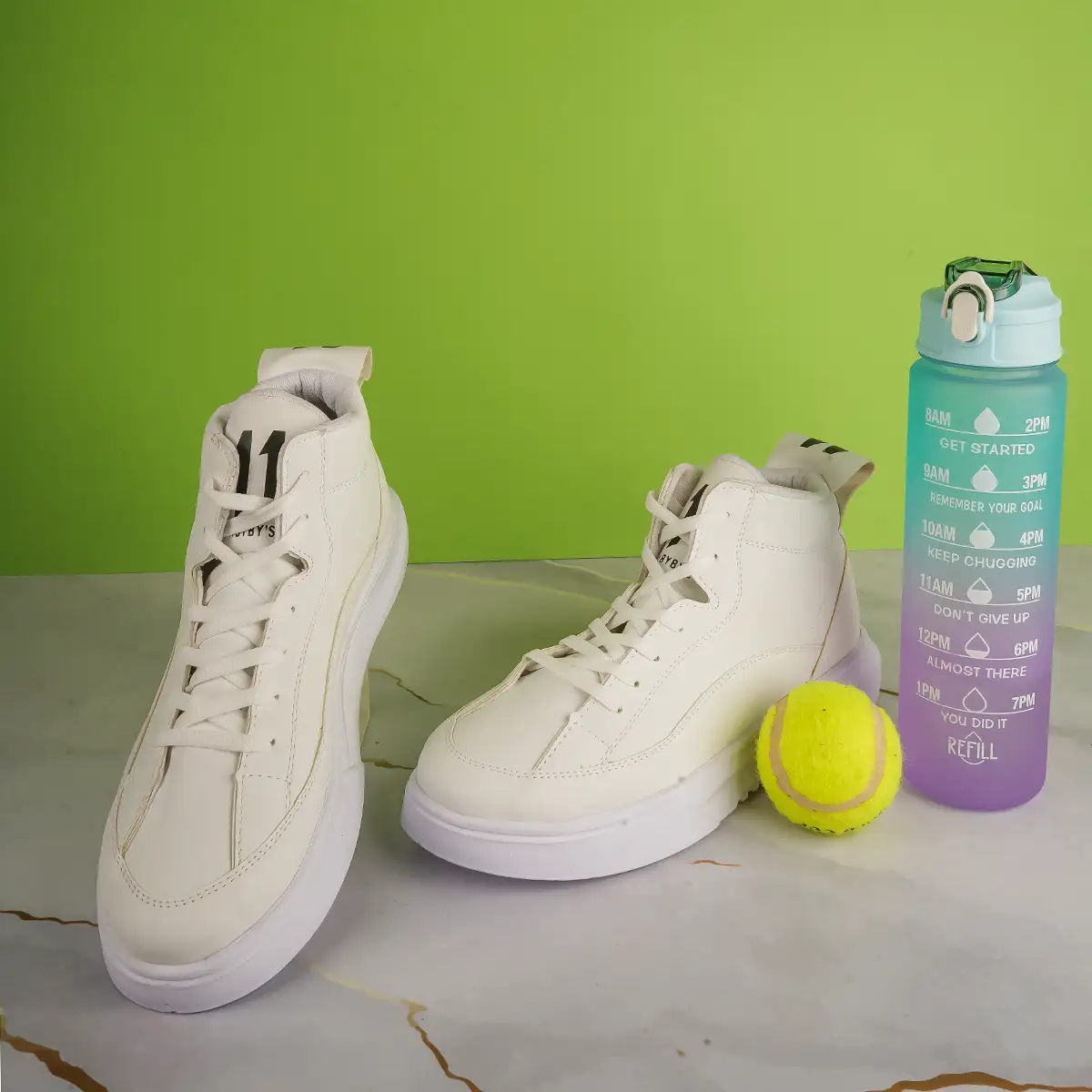 کفش ساقدار مردانه سفید مدل 11qp