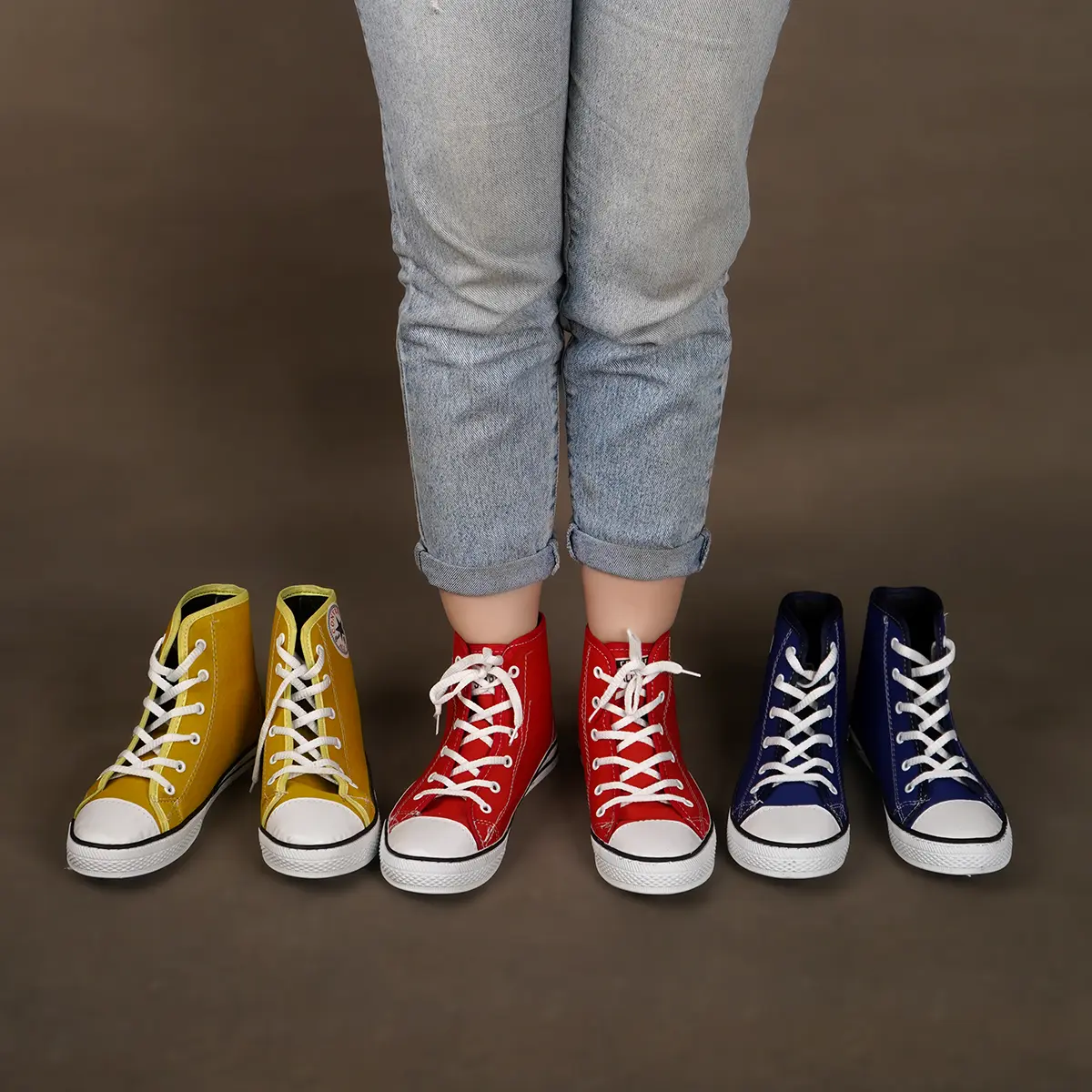 کفش ورزشی ساقدار قرمز All Star زنانه مدلMobina