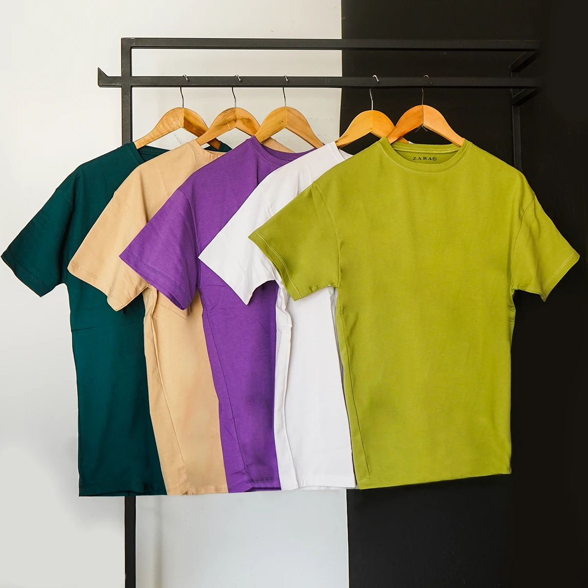 تیشرت ساده طوسی مردانه مدل Vala