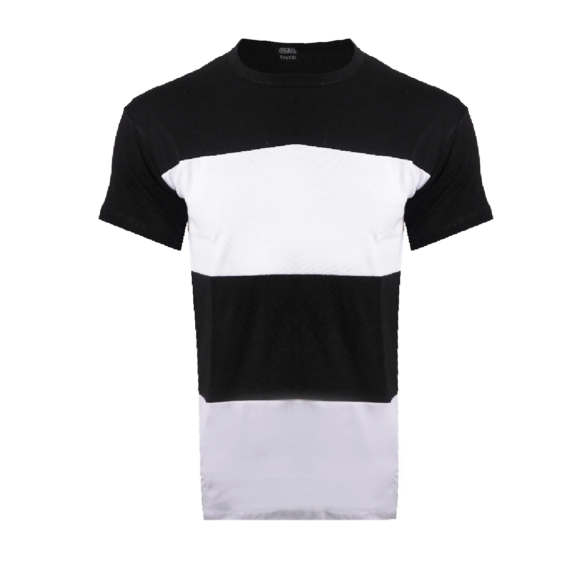 تیشرت مردانه مشکی سفید مدل Dayar