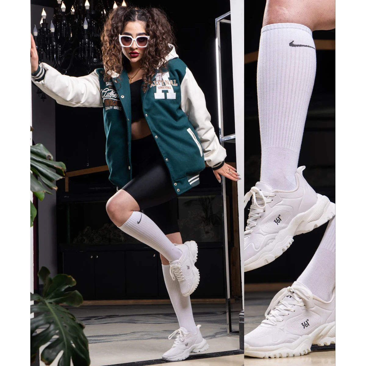 کفش ورزشی دخترانه361 سفید مدل BELLA