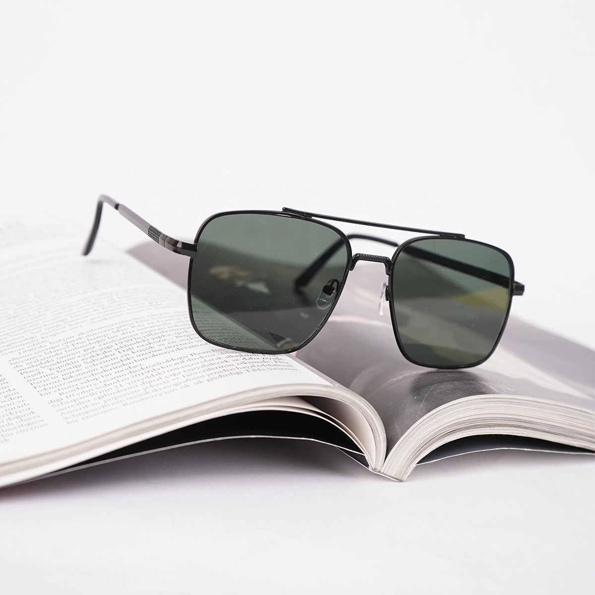 عینک آفتابی شیشه سبز مدل Y80