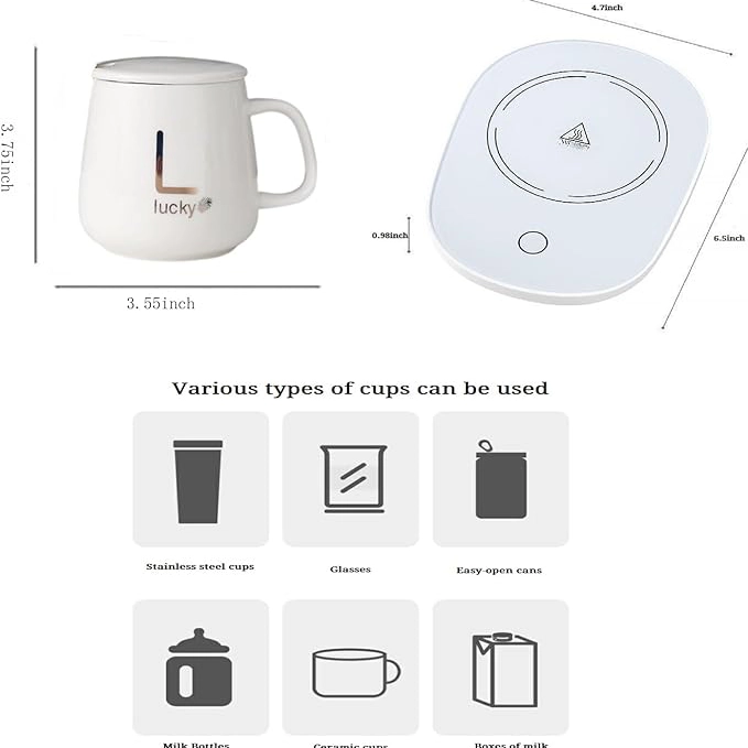 ماگ هیتر دار مدل lucky