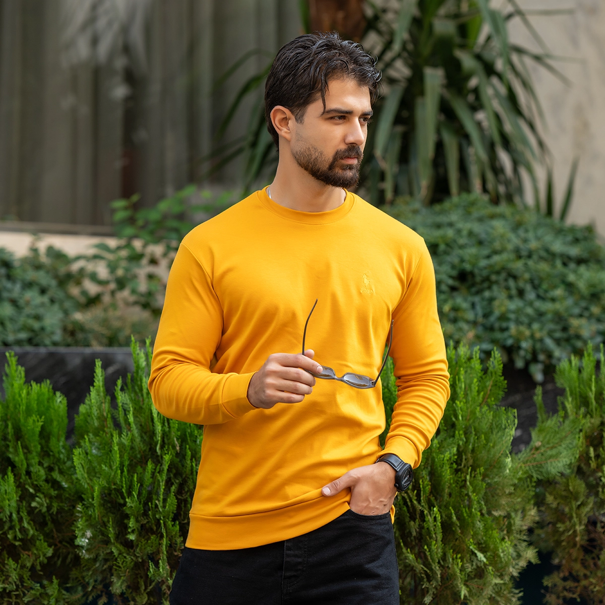 دورس مردانه polo زرد مدل Horosh