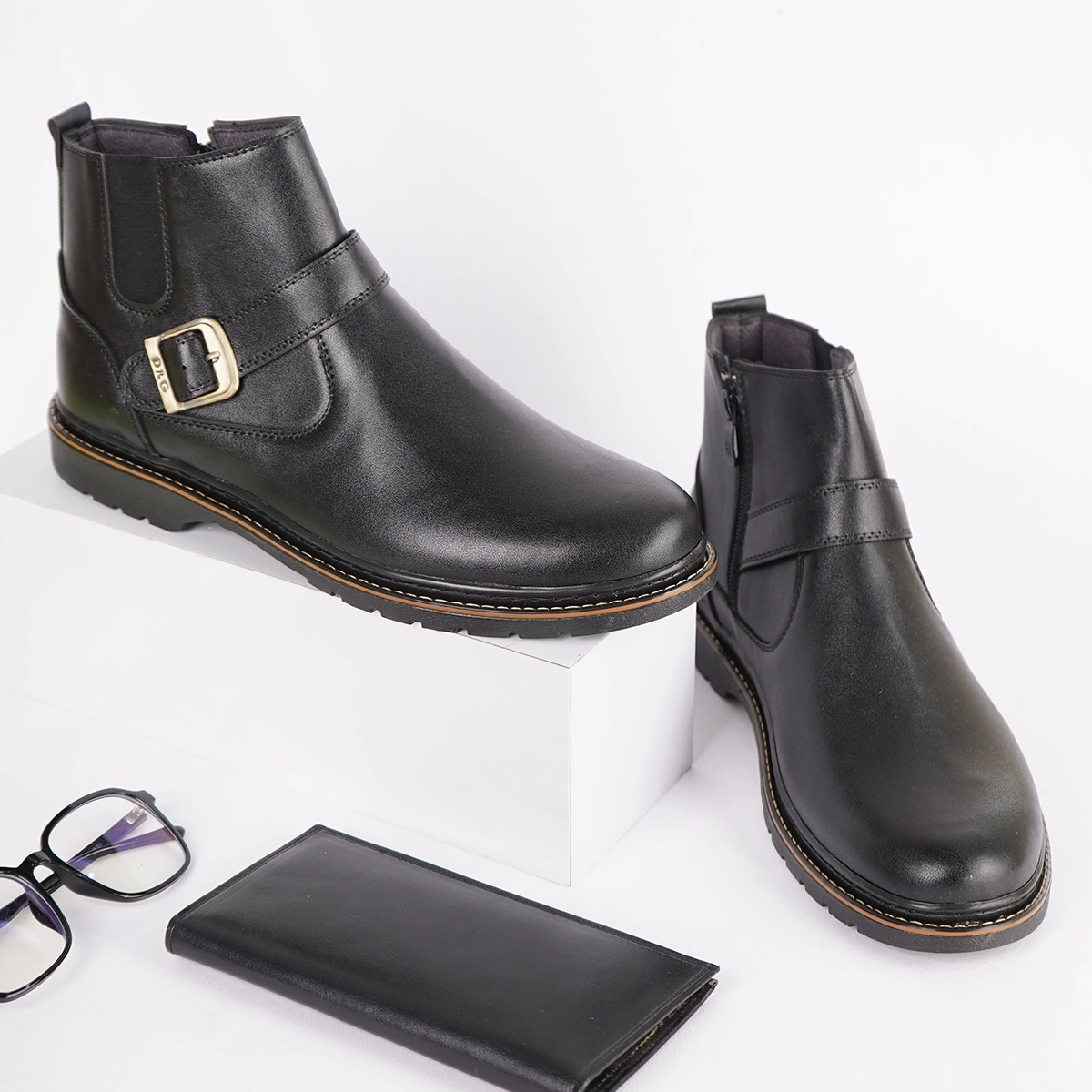 نیم بوت مشکی مردانه مدل Sorush